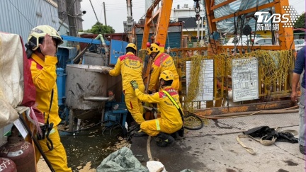 台南工地下陷　守夜員遭機具重壓「頭皮外翻、臉發黑」亡