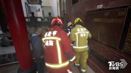 基隆廟口奠濟宮火警！地下室金紙突起火　廟方質疑人為縱火