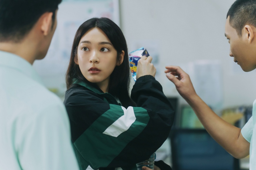 江齊在片中飾演學霸，處處與詹懷雲作對。（圖／紅杉娛樂提供）