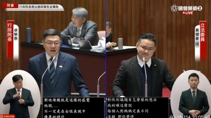 柯建銘嗆盧秀燕「回歸家庭」　卓榮泰：也許他在回憶母愛