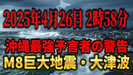 通靈者預言426「東京8.3大地震」　日本防災部回應