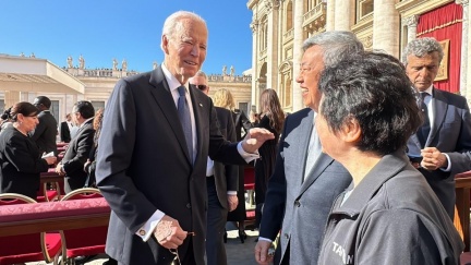 陳建仁出席教宗喪禮！與拜登聊天談這事　他開心連喊「3次GO」