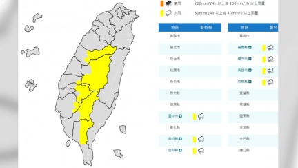 「7縣市」大雨特報、一路下到晚上