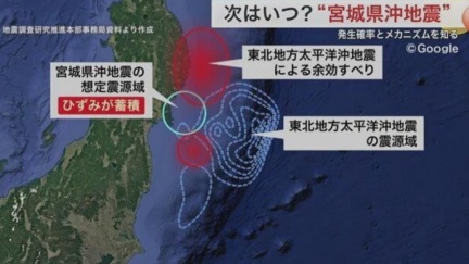 曾奪28命！宮城縣近海地震「週期重啟」30年內強震機率高達9成