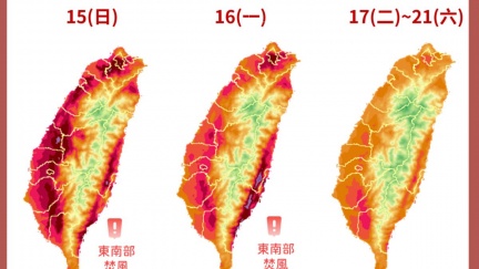 雙北今飆36度！明起午後雷雨襲　全台連下5天