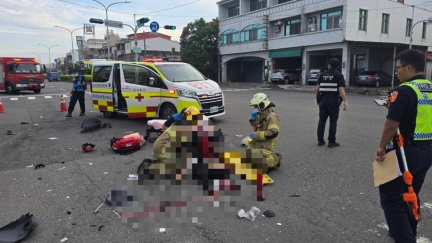 台南麻豆嚴重車禍！母女雙載遭撞飛　皆傷重身亡