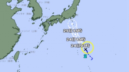 遊日注意！聖帕颱風預測路徑曝　關東地區恐迎強降雨