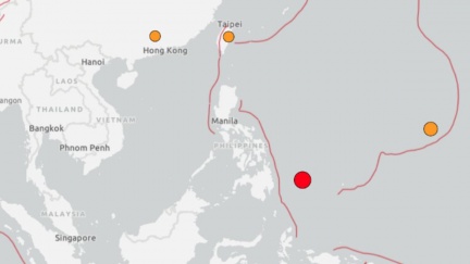 菲律賓東部海域發生規模6.3地震　深度僅10公里