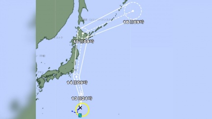 赴日注意！輕颱百合朝東日本前進　影響時間、路徑曝