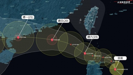 薇帕颱風暴風圈北偏！今晚「4地」風雨快速增強