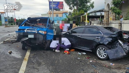 人妻吵架後「吞藥飆車」！花蓮老夫婦看病遭撞飛　婦慘壓車底亡