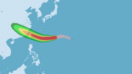 楊柳已達輕颱上限　未來12小時恐升中颱