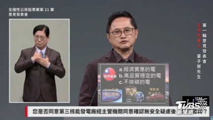 核三公投辯論最終場！童子賢與莊瑞雄　唇槍舌戰