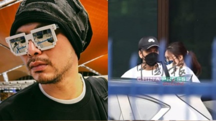 黃明志保釋「15年女友現身警局」　律師也來了