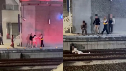 等火車越過警戒線！台中女不滿被吹哨怒落軌　最重罰5萬