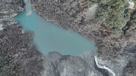 馬太鞍溪堰塞湖「仍有風險」！最新空拍曝