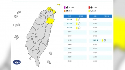 東北季風影響4縣市大雨特報　一路下到明天