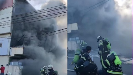 中壢月子餐中央廚房大火黑煙遮天　4人躲陽台嗆傷