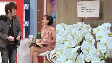 小S送白蘭花弔唁曹西平　「你不寂寞」告別卡藏洋蔥