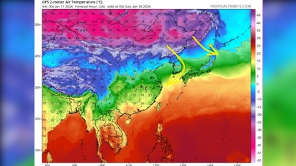 天氣／-20℃以下極冷空氣南擴　鄭明典示警：台灣將明顯降溫