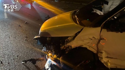 國道一號9車煞不住連撞　車流大塞75分鐘