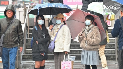 急凍低溫來了大台北雨也殺到　一圖看最冷時間