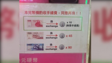 換越多虧越多？桃園兌幣機「收10％手續費」　網揭原因