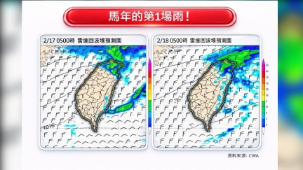馬年第一場雨！4地區嚴防局部短暫陣雨　放晴時間揭曉