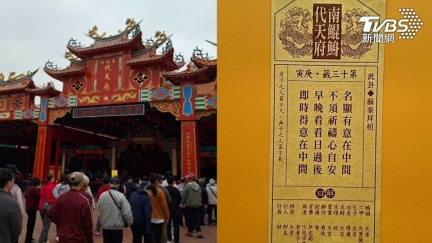 南鯤鯓最新國運籤「蘇秦拜相」　解籤師曝執政密碼