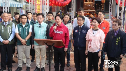 陳亭妃拜年話講一半　祀典武廟主委臉白狂吐「噴總統全身」