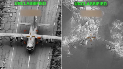 美軍公布轟炸伊朗畫面　3軍機燒成火球23秒片曝