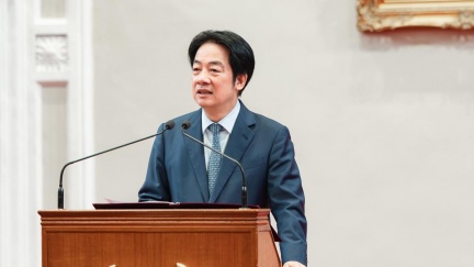 賴清德：對中國投資83.8％降至3.75％「創歷史新低」