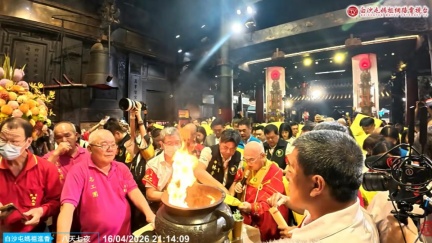 白沙屯媽祖今晚「刈火儀式」　46萬香燈腳獲庇佑