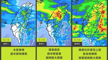 明起變天！全台雨彈躲不過　這3天雨最猛