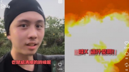 孫安佐首公開「最新發明」　巨大火柱直衝天際：清老鼠剛好