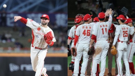 伍鐸好投＋蔣少宏本季首轟　味全龍穩坐聯盟第1