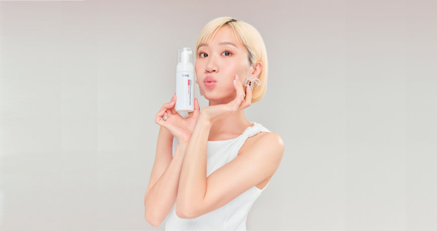 Lulu 唯一指定的薇佳全新升級洗卸慕斯 (圖片提供：薇佳)