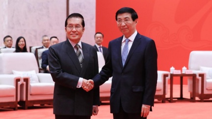 「台灣人也是中國人」張榮恭見王滬寧　陸委會開砲了