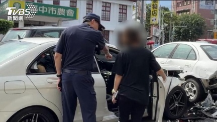 台中賓士女毒駕撞6車釀1死　驗出4毒遭聲押