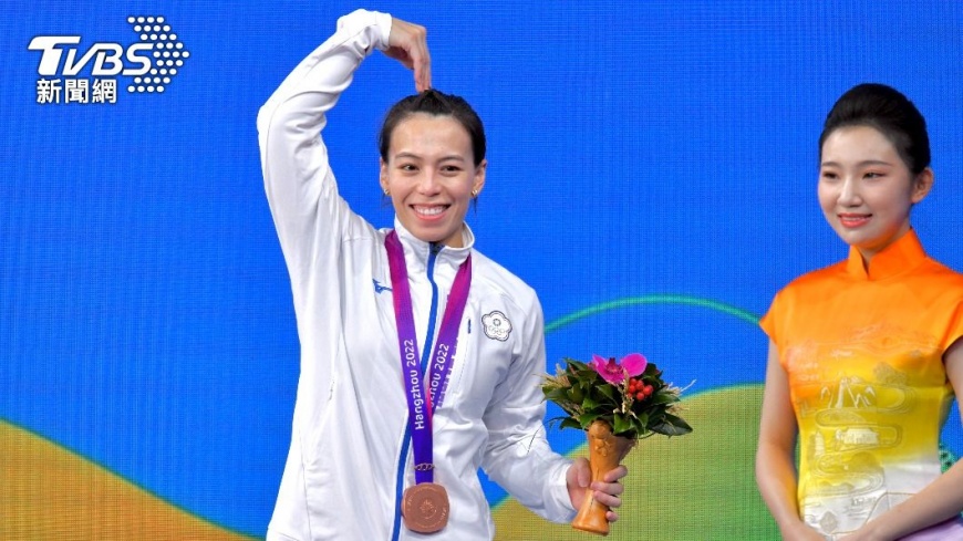 郭婞淳以總和227公斤，奪得亞運舉重女子59公斤級銅牌。（圖／胡瑞麒攝）