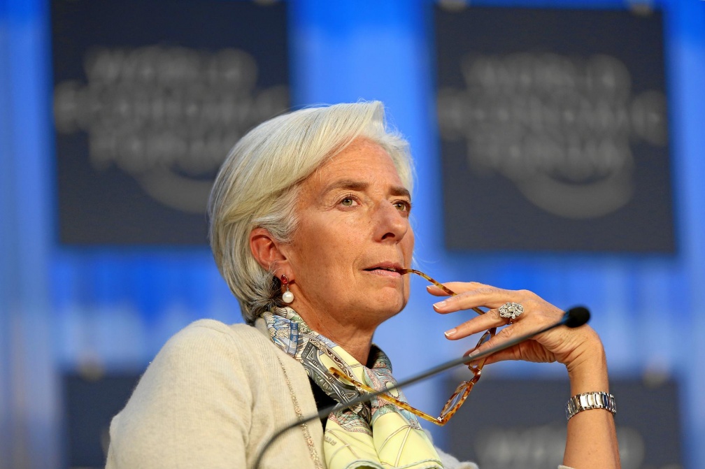 國際貨幣基金組織IMF總裁，法國籍的拉加德（Christine Lagarde）。