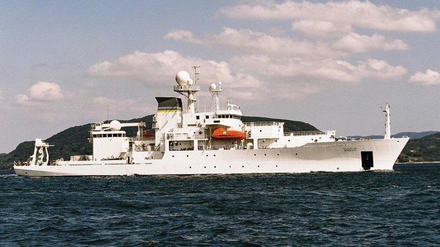 負責操作無人潛航器的美國海軍博迪奇號海洋地理探勘船。（畫面取自美國海軍網站）