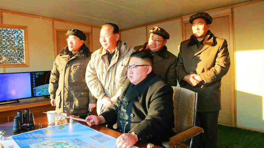 北韓日前發射北極星導彈，金正恩現場指導，此舉再度引發東亞局勢緊張。