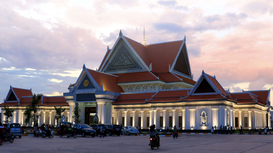 北韓在柬埔寨興建的吳哥全景博物館。（截自博物館網站）