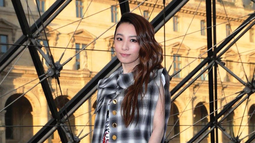 田馥甄以嘉賓身分，受邀至巴黎看LV 2017秋冬女裝秀。