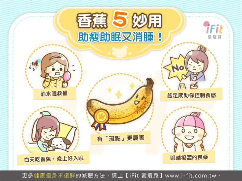 香蕉5妙用，助瘦助眠又消腫！