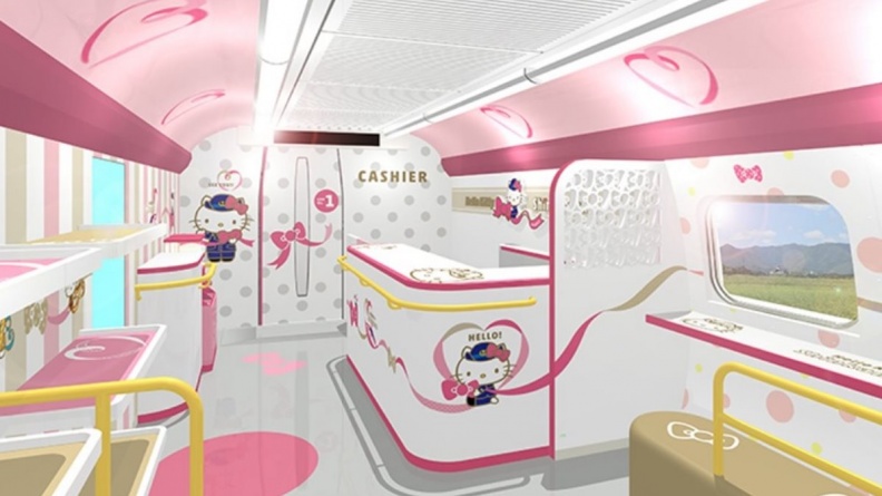 1日2班！Hello Kitty列車6月30日行駛  夢幻粉紅車廂超吸睛  