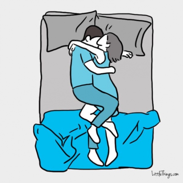 神準！伴侶最常見的10種睡姿，就能看出最真實的感情狀態