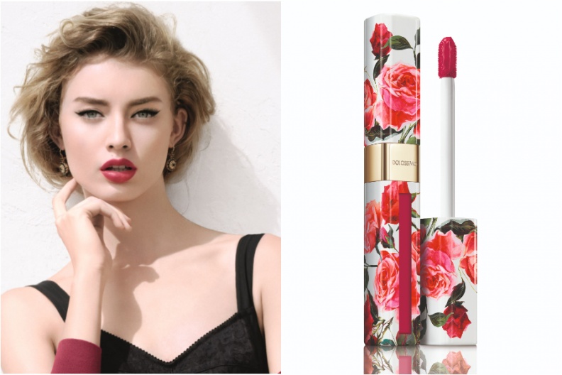 也太美！滿滿玫瑰的Dolce＆Gabbana限量唇釉，11月快閃店搶先體驗