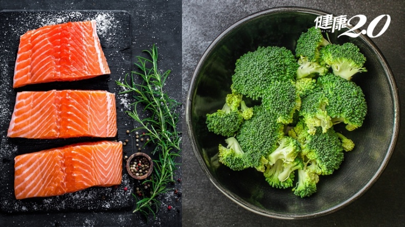 最強防癌抗老組合！鮭魚、青花菜一起吃 抗氧化效果是檸檬6000倍